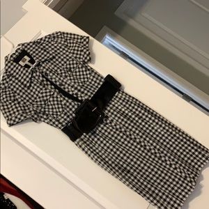 Checkered dress-size 4